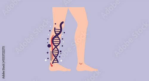 Understanding Leg Pain A Visual Guide to Genetics and Circulation
