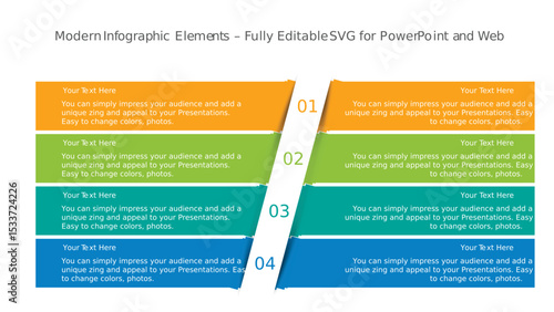 Modern Infographic Elements – Fully Editable SVG for PowerPoint, Web, Illustrator, and most vector-based applications. Ideal for presentations, infographics, and business slide designs.