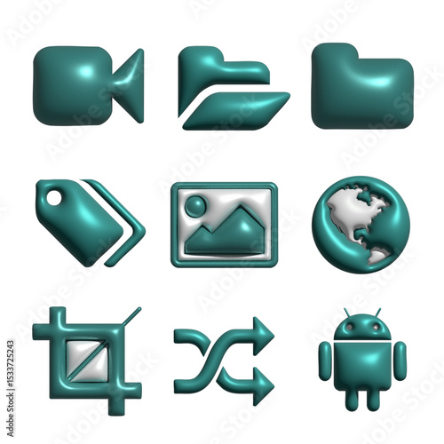set of icons