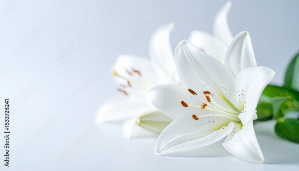 Fototapeta premium Lily flower background