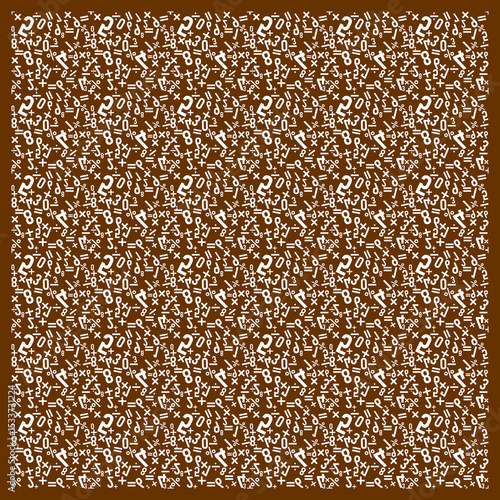 seamless pattern with black stones