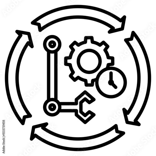 machine utilization