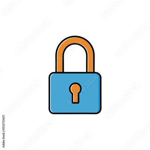 Unlock Icon (white background)