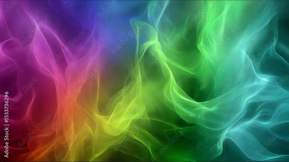 Vibrant Flowing Abstract Smoke with Rainbow Hues and Colorful Gradient Effect Vibrant Flowing Abstract Smoke with Rainbow Hues and Colorful Gradient Effect