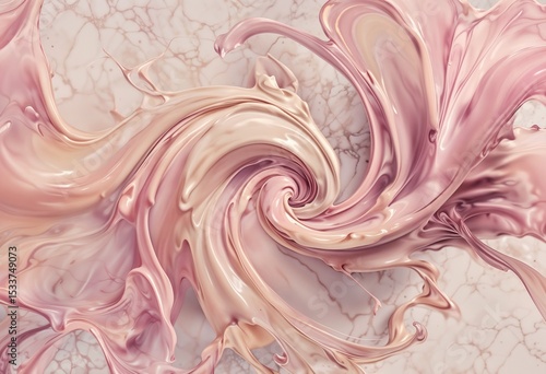 Dreamy Pastel Liquid Swirls With Soft Petal Movements