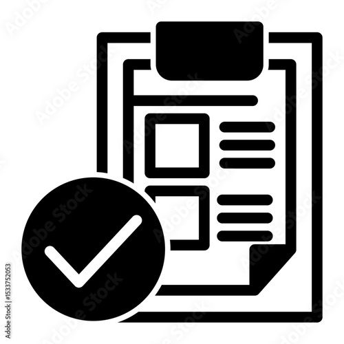 Guideline Framework Icon - Mixed Style for Decision-Making Standards.