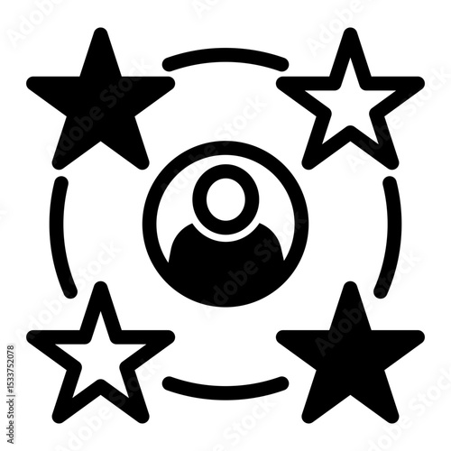 Skill Proficiency Icon - Mixed Style for Professional Certification.