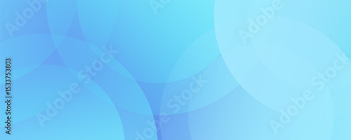 Minimalist abstract background, banner, blue nad pink gradations, abstract circle style shape, vector illustration.