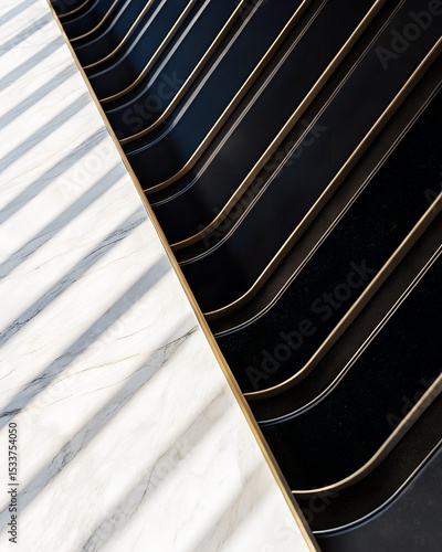 Modern Gold Handrail