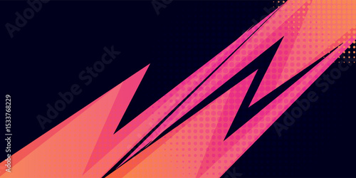 Abstract Colorful Power Lightning Background.eps10