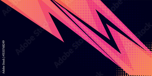 Abstract Colorful Power Lightning Background.eps10