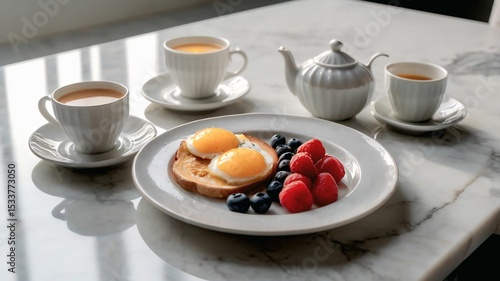 Wallpaper Mural breakfast with coffee Torontodigital.ca