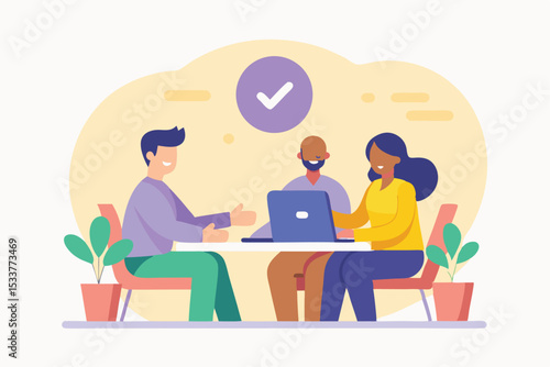 Diverse team collaboration demonstrating successful business strategy and positive outcomes