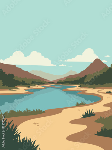 Ekurhuleni — East Rand Mall, Germiston Lake, Boksburg Dada Centre in sky blue, olive, sandy brown, and charcoal