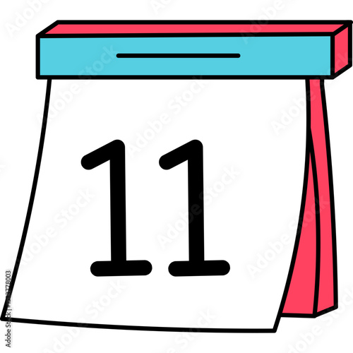 Calendar Date Day Doodle