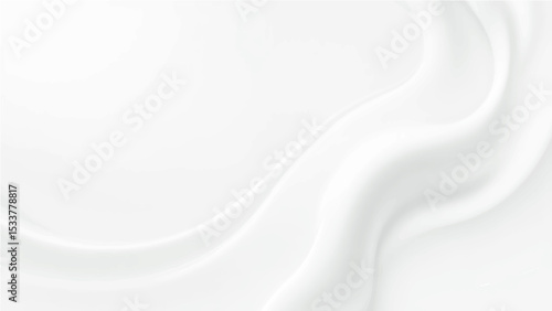 Abstract soft white gradient abstract background with flowing curves and grain texture.