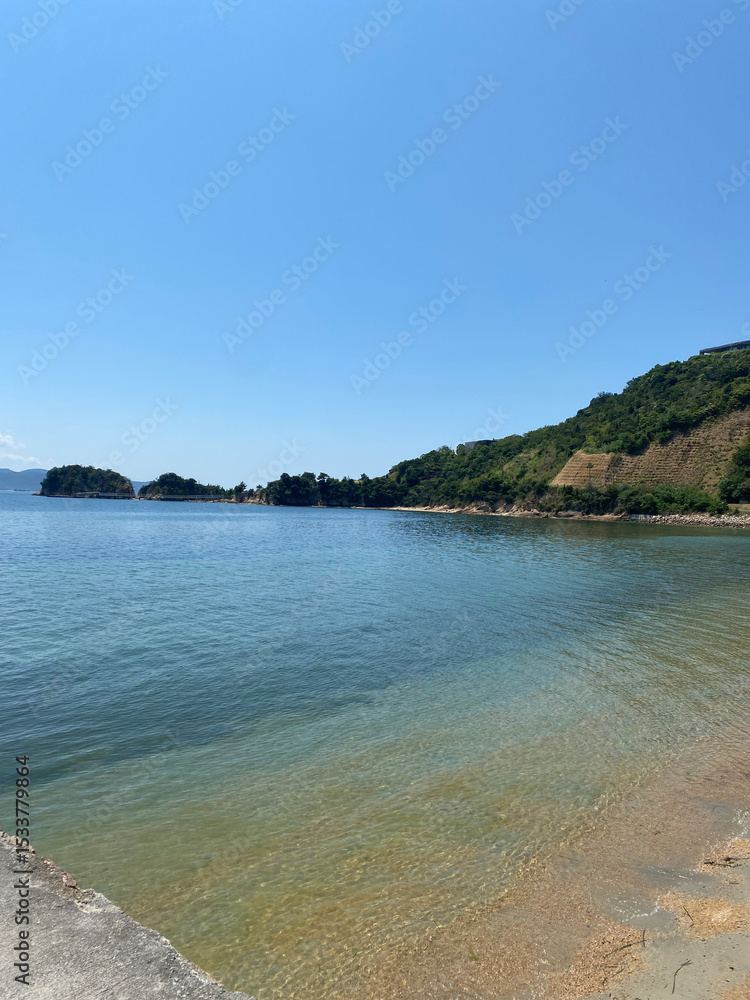 Obraz premium Japanese tropical island 