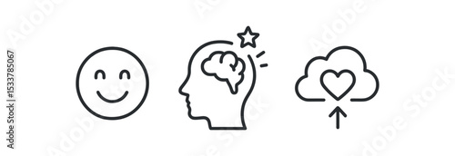 Hierarchy of needs illustration with maslow's pyramids and line drawing icons vector line icon illustration