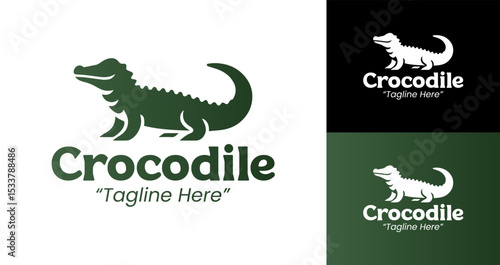 Professional Crocodile Logo for Strong Identity and Business Branding