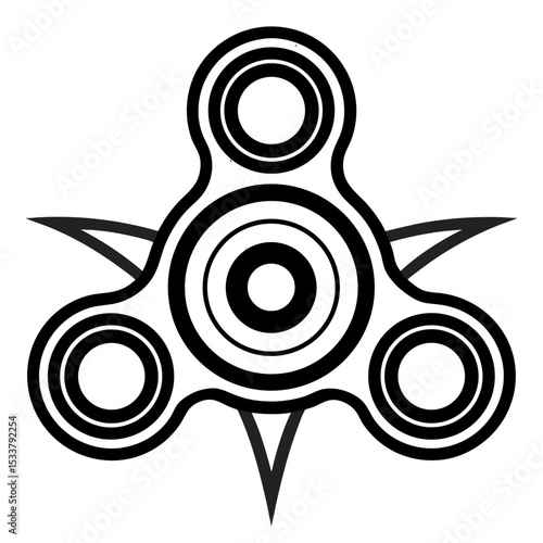 silhouette of a Spinner