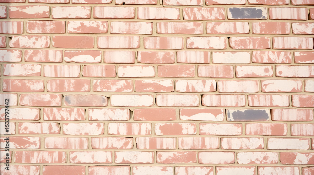Obraz premium distressed brick wall 1