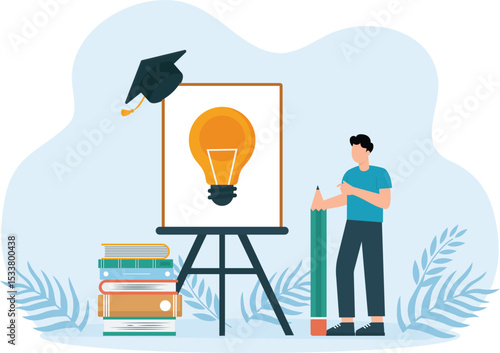 Creative education,Did you know speech bubble with bulb and big question mark
