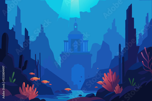vector illustration of a city