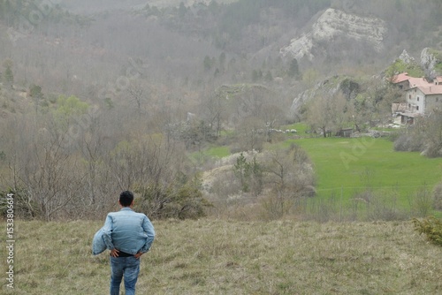 Caminando por el campo de Italia