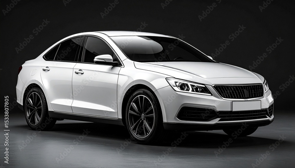 Fototapeta premium black sports car