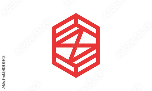 Hex Energy Bolt Logo Design – Modern Hexagonal Lightning Bolt Symbol for Technology, Energy, and Innovation Branding