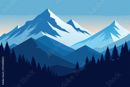 mountain landscape in the mountains