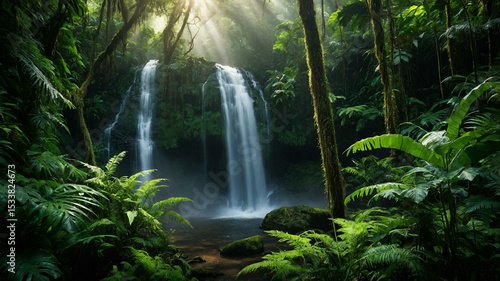waterfall in the forest