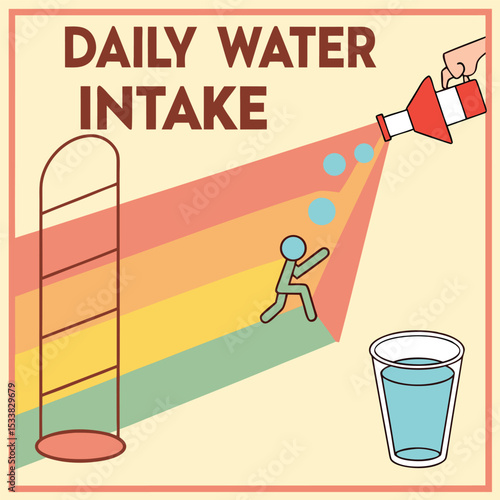 Infographic: Daily water intake