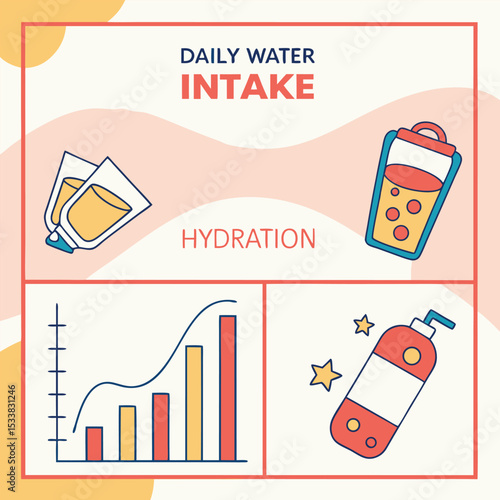 Infographic: Daily water intake