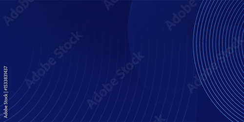 blue geometric abstract background overlap layer on bright space with lines effect decoration. modern graphic design element circles style concept for banner.