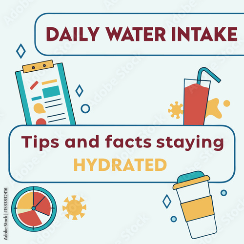 Infographic: Daily water intake