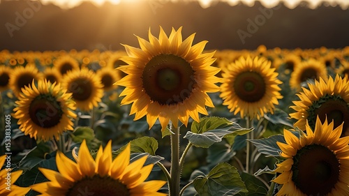 field of sunflowers