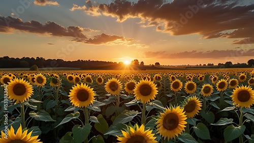 field of sunflowers