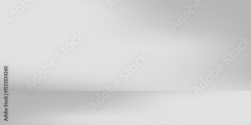 Background White Wall Studio Room with Light,Shadow on Table Top,Grey Backdrop for Spring,Summer product presentation,Empty 3D Display Kitchen Room with Stand for Web Banner in Autumn,Fall Season