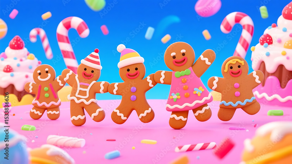 Fototapeta premium gingerbread man