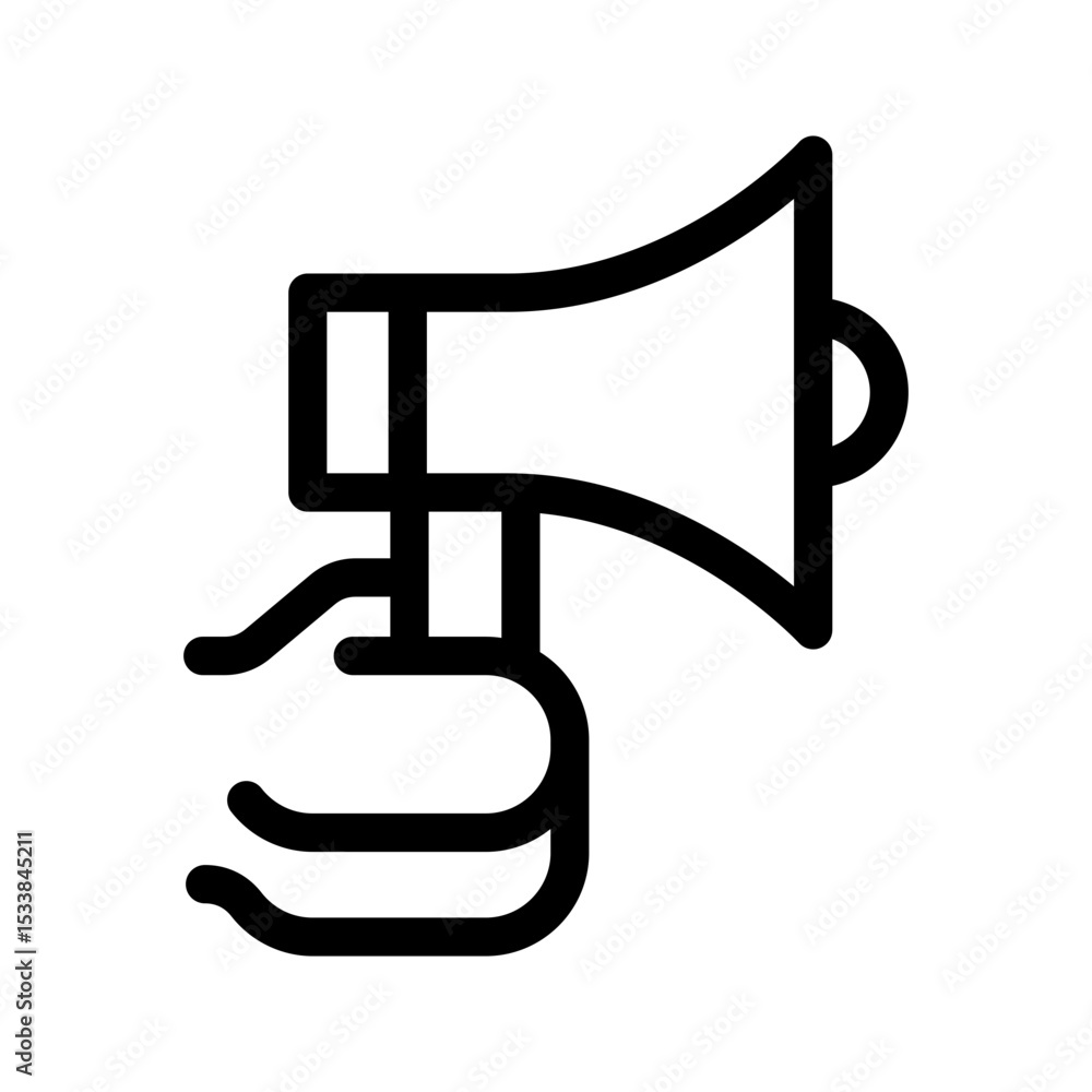 Announcement Icon Vector Symbol Design Illustration Announcement Icon Vector Symbol Design Illustration