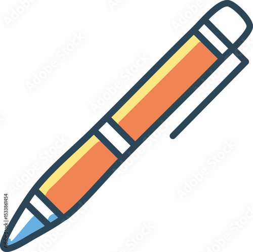 stylo orange