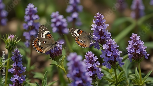 butterfly on lavender