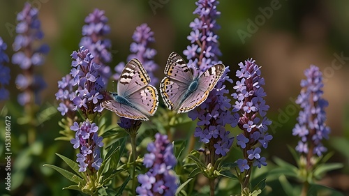 butterfly on lavender