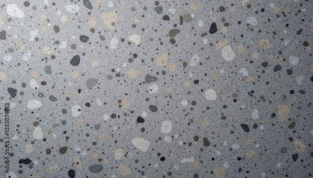 Terrazzo surface texture with scattered stones pattern Terrazzo surface texture with scattered stones pattern