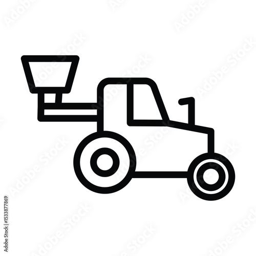 Seed Drill line icon , vector, pixel perfect, illustrator file   
