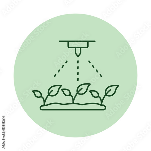Irrigation Sprinkler vector, pixel perfect, illustrator file 