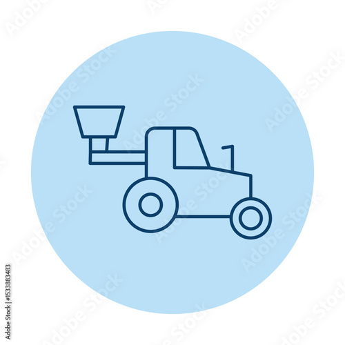 Seed Drill vector, pixel perfect, illustrator file 
