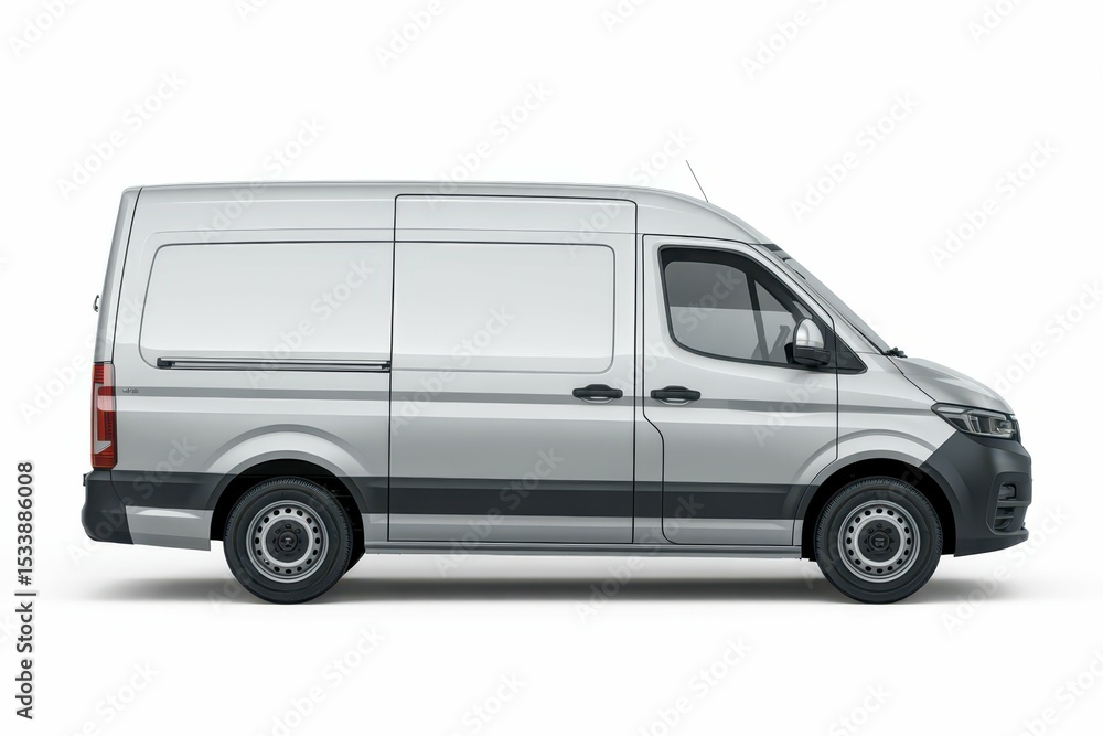 Mockup of a lateral van isolated, with empty blank space for text copy space or mockup design, high detail, 8k Mockup of a lateral van isolated, with empty blank space for text copy space or mockup design, high detail, 8k