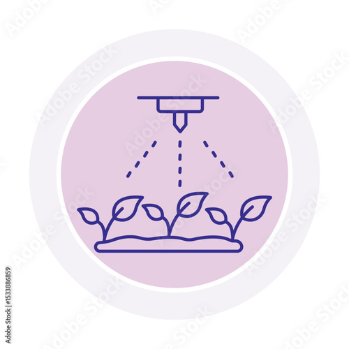Irrigation Sprinkler vector, pixel perfect, illustrator file 
